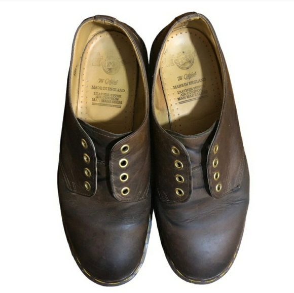 DR MARTENS 1561 Gibson Brown 4 Eye OxfordsVintage EUC! main image 10